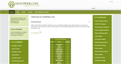 Desktop Screenshot of hostpeek.com