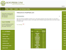Tablet Screenshot of hostpeek.com